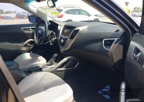 2012 Hyundai Veloster Base W/Gray from USA, damaged, VIN KMHTC6AD0CU056828